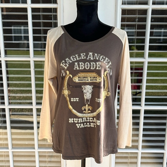 Spell & The Gypsy Eagle Angel Abode Long Sleeve Tee Sz. Large - Picture 1 of 8